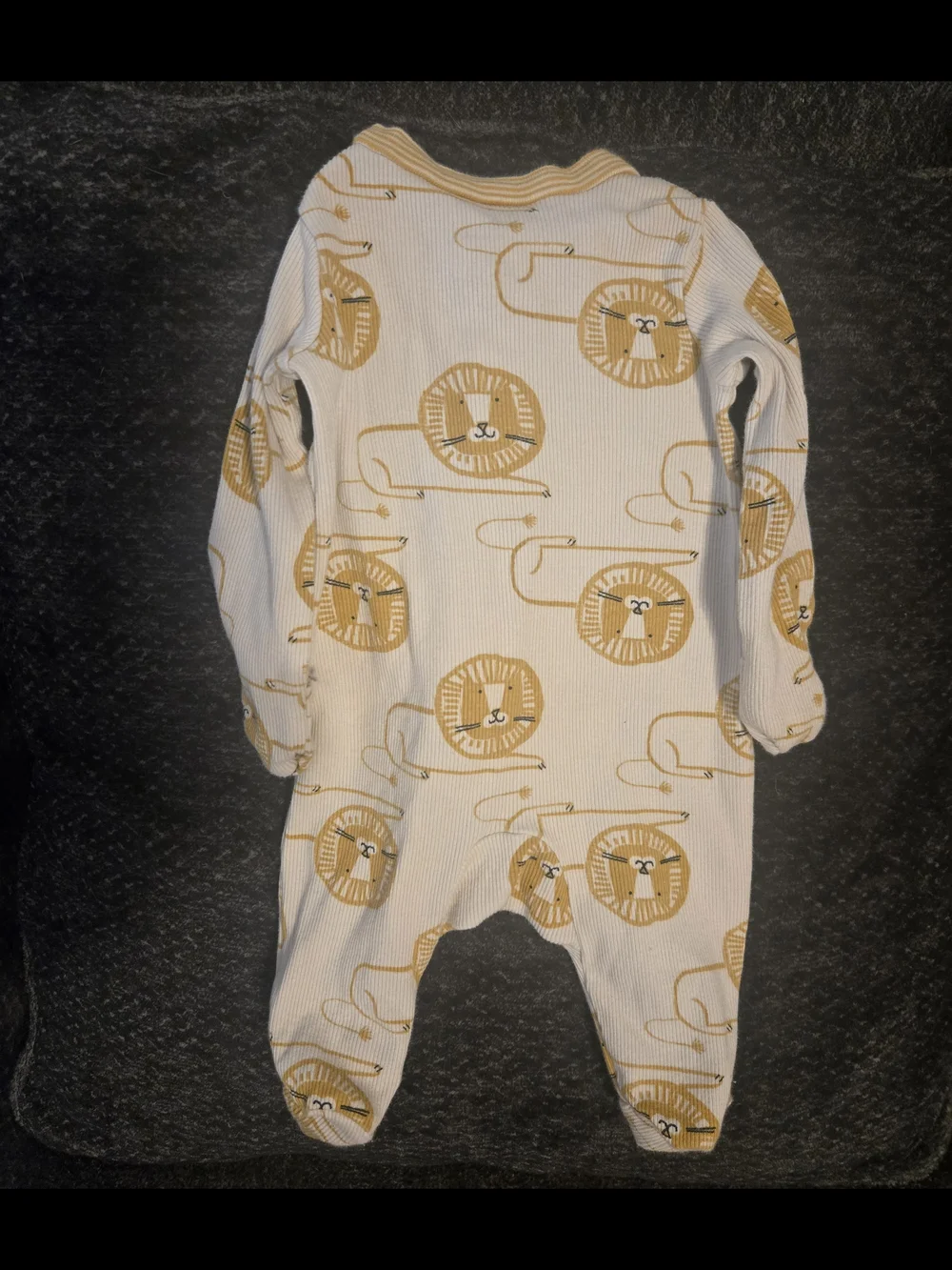 3-Piece Baby Footed Sleepers - Dinosaurs, Dalmatians, Lions - Blue, Gray, Cream